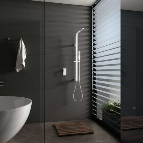 Conjunto ducha monomando Fiyi negro mate - IMEX