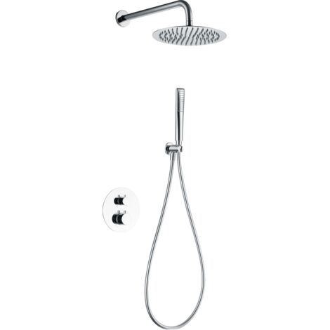 Conjunto ducha termostático empotrado Nápoles