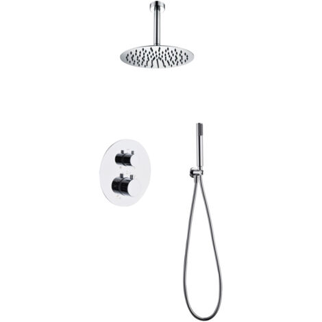 Conjunto ducha termostatico empotrado Tívoli