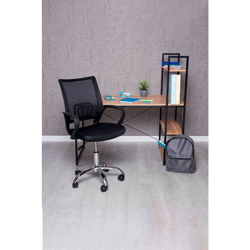 

Conjuntos - Conjunto Escritorio Kecil y Silla Midi Pro - Negro