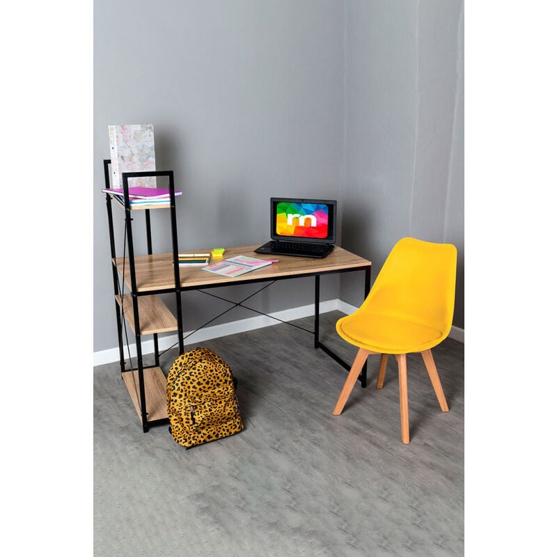 

Conjuntos - Conjunto Escritorio Kecil y Silla Synk Basic - Amarillo