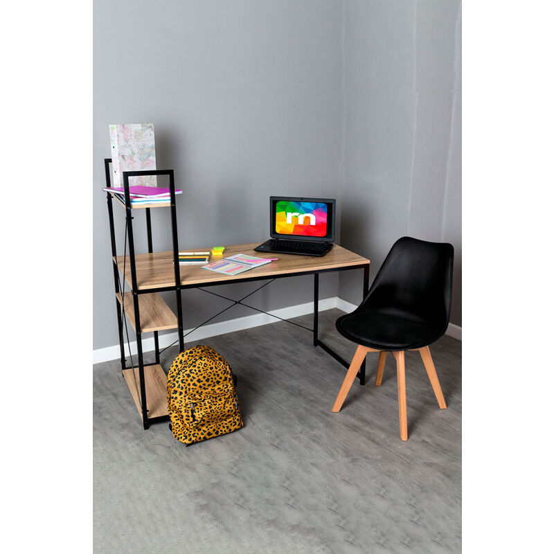 

Conjuntos - Conjunto Escritorio Kecil y Silla Synk Basic - Negro