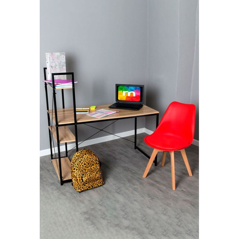 

Conjuntos - Conjunto Escritorio Kecil y Silla Synk Basic - Rojo
