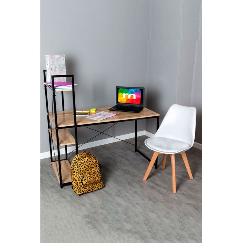 

Conjuntos - Conjunto Escritorio Kecil y Silla Synk Basic - Blanco
