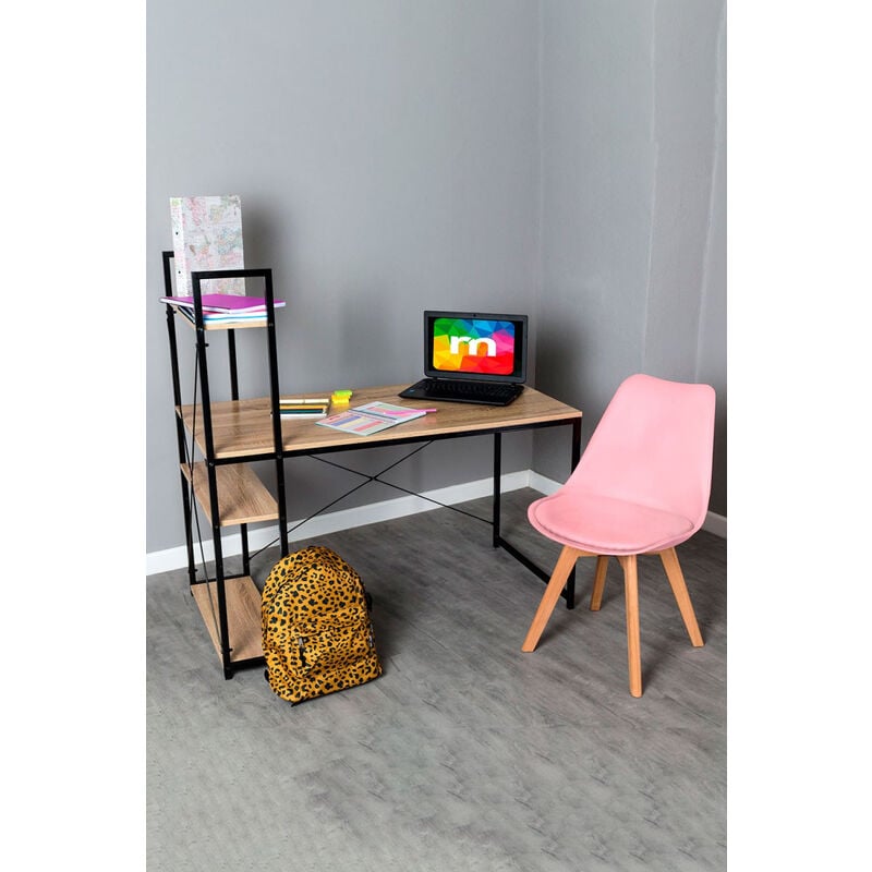 

Conjuntos - Conjunto Escritorio Kecil y Silla Synk Basic - Rosa