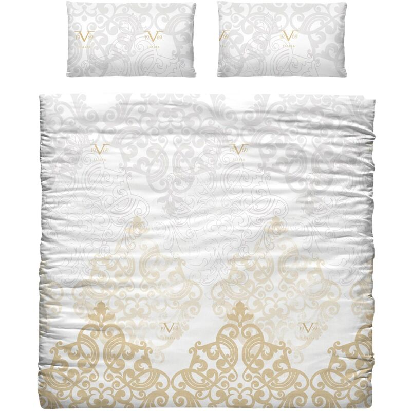 

Conjunto funda nórdica y 2 fundas de almohada para cama de 150cm 100% algodón Versace 19v69 abbigliamento sportivo srl en oro