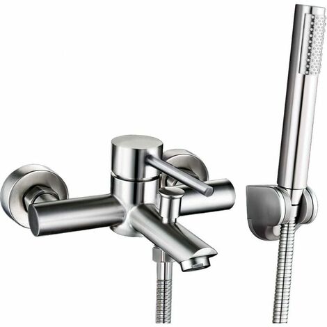 Conjunto grifo bañera con ducha monomando CHACAO cromado