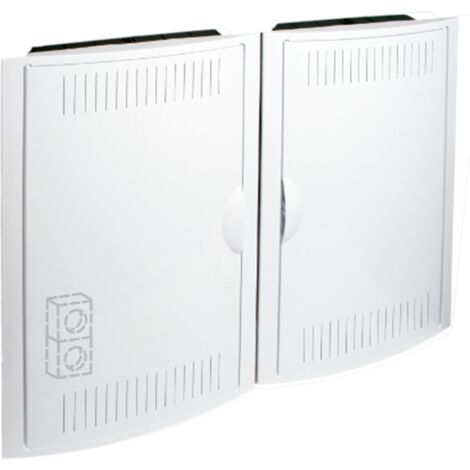 Conjunto ICT empotrar 2 registros con 2 bases puerta + marco blanco SOLERA 5504/2B