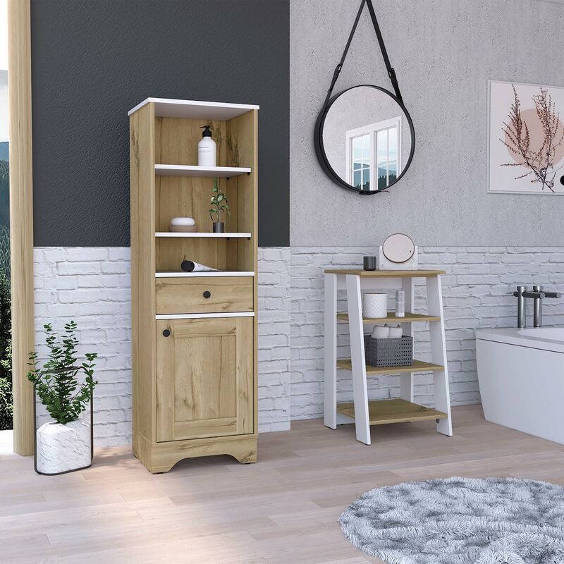 

Conjunto Malaga, Mueble Columna 1 Puerta De 1 Cajon + Organizador Bajo Z 44