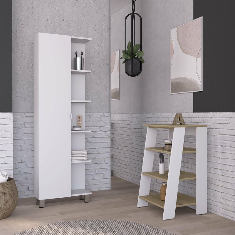

Conjunto Malaga, Organizador Bajo Z 44 + Columna Esquinera De Baño