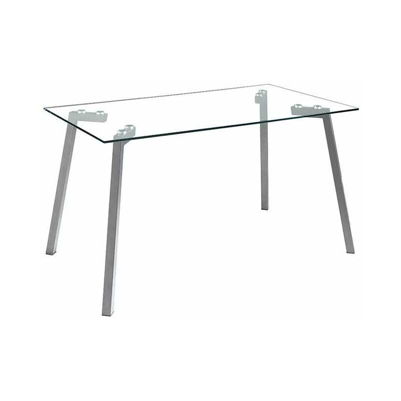 

Pdcor - Conjunto mesa alba 3 colores y 4 sillas amelia 3 colores Color cristal Transparente