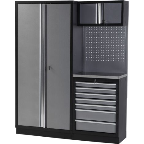 Conjunto modular 2 mod. Base acero inox ALYCO