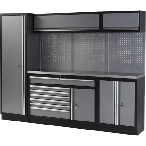 Conjunto modular 3 mod. Base acero inox ALYCO