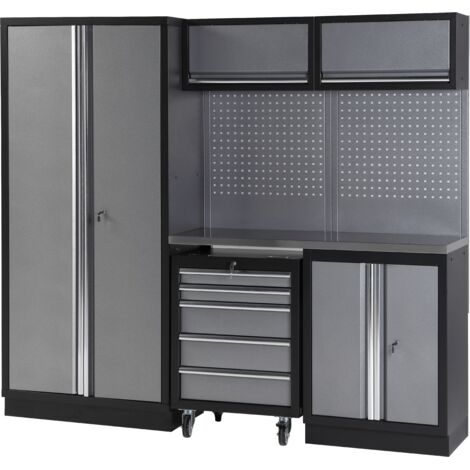 Conjunto modular 3 mod. Base acero inox ALYCO