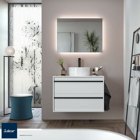 Mueble de baño Optimus Salgar - espejo redondo retroiluminado