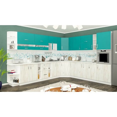 Mueble de Cocina Kitchen 54 Blanco Wengue - Muebles de Cocina