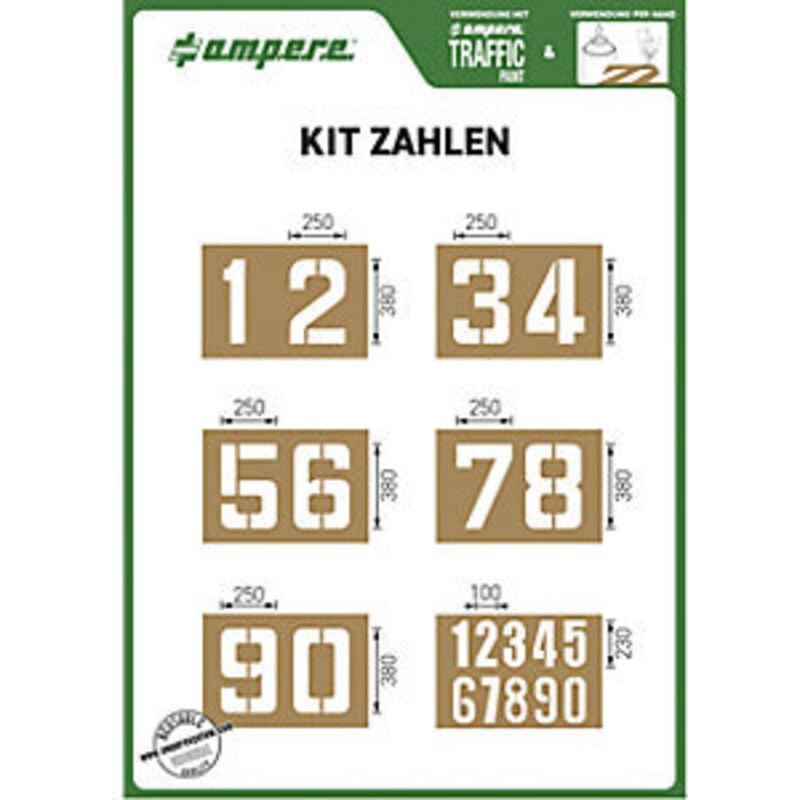 

Conjunto Plantillas Kit De Nr. 2