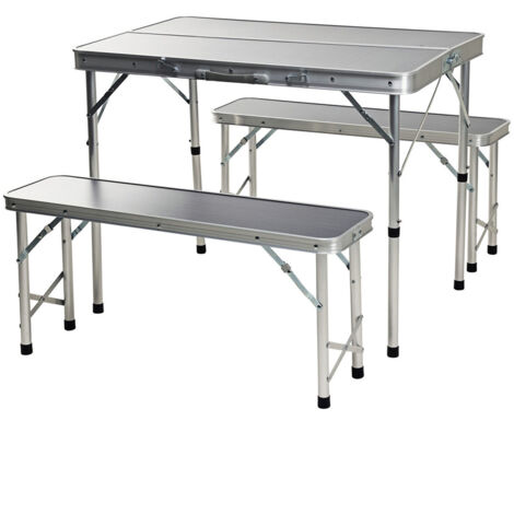 Conjunto plegable para camping, 3 piezas
