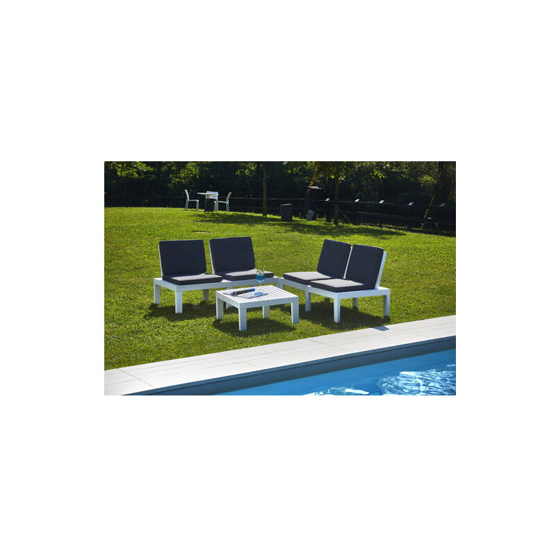 

Conjunto de jardín Resina Rinconero Blanco SET MOLOK - Progarden