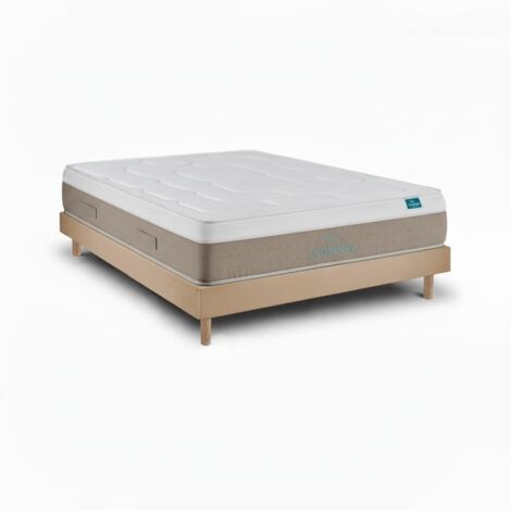 Conjunto Sommier com Colchão - Cloud Cotton e Milano Taupe