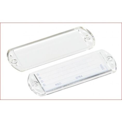 CONJUNTO TARJETERO 10 UDS. TRANSP 65X25 160018 - BTV