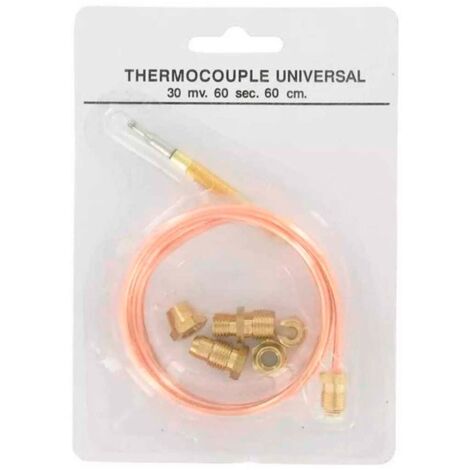 Conjunto Termopar Gas Universal 600mm (5 Accesorios)