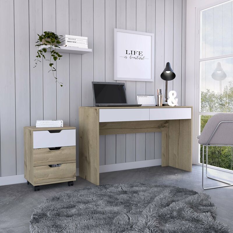 

Conjunto Z Oficina, Escritorio Acre Z 120 + Cajonera Archivador Vilna