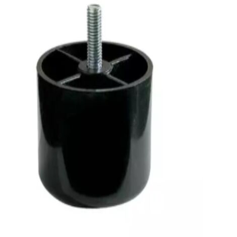 CONMETALL - PIEDINO IN PLASTICA CON PERNO 10CM