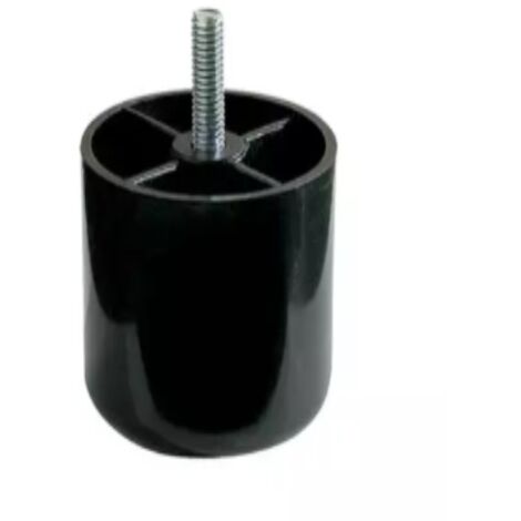 CONMETALL - PIEDINO IN PLASTICA CON PERNO 10CM