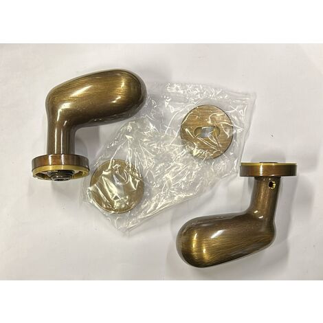 CONMETALL - POMOLO UOVO Q8 IN OTTONE GRAFFIATO
