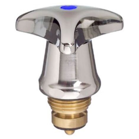 CONMETALL Ventiloberteil Dreikant, Blau,3/8