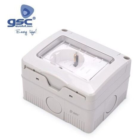 Conmutador + Base enchufe sucko 16A IP55 GSC 001203753