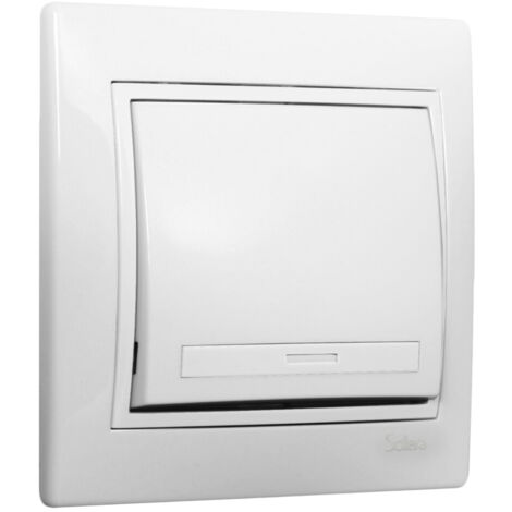 Conmutador de cruce blanco serie Europa Solera (ERP09U)