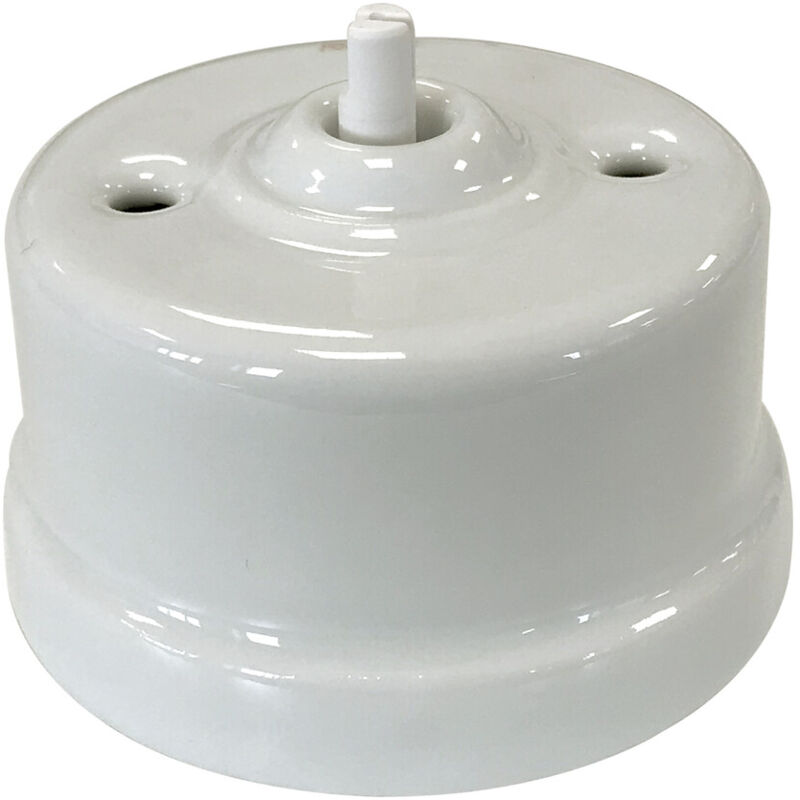 

Conmutador de porcelana blanco sin lazo (Fontini Garby 30 308 17 1)