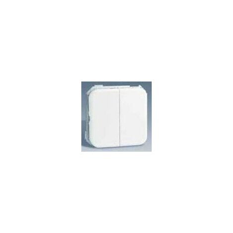 Conmutador Doble Blanco Nieve 31397-30