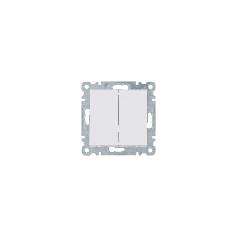 

Conmutador doble Lumina Intense WL0050 color Blanco - Hager