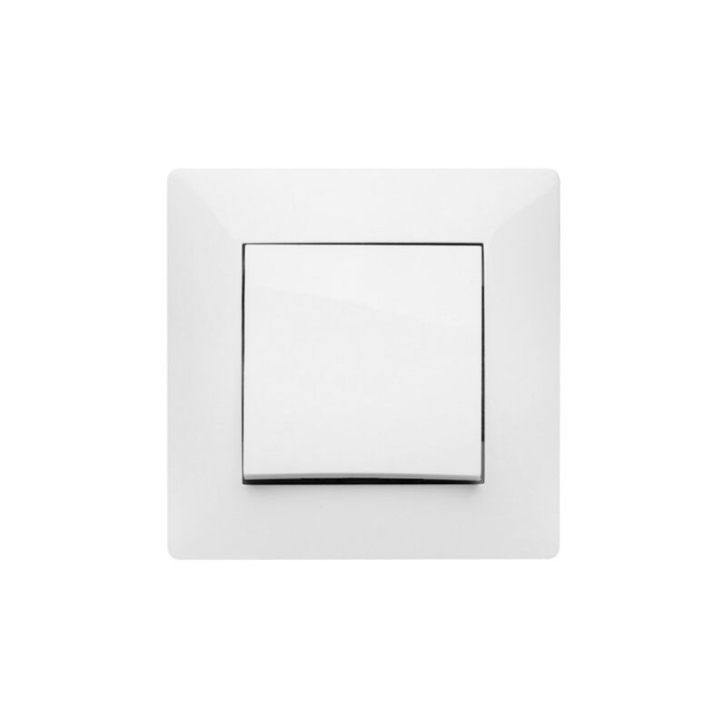 

Interruptor Electricidad 10A-250V Empotrar Conmutador Abs Blanco Habitat 15 Famat