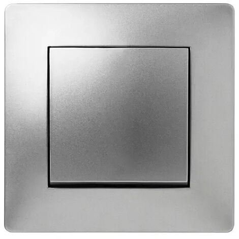 CONMUTADOR EMPOTRAR ALUMINIO