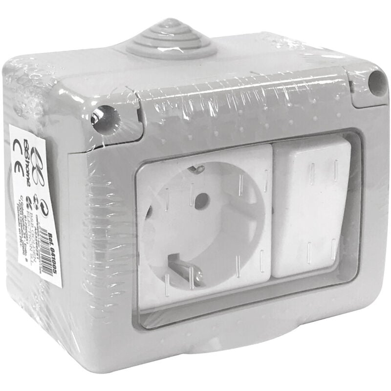 

Conmutador estanco con base TTL y tapa IP55 16A 250V (B&B 041005)