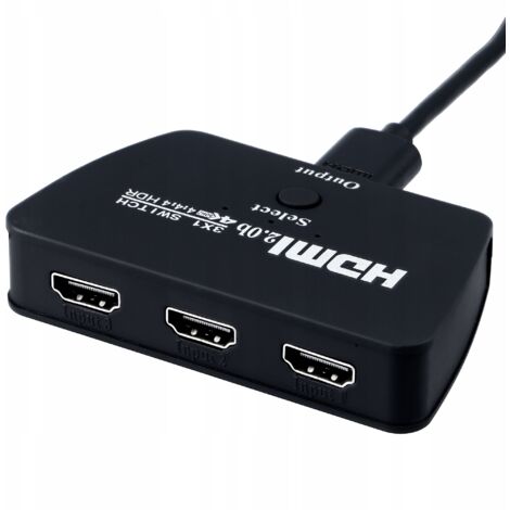 CONMUTADOR HDMI 3x1 UHD 4K HDCP 2.2 HDR CONMUTADOR