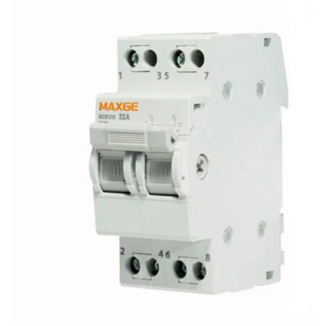 Conmutador de Cuadro carril din 2 polos Maxge SICM219