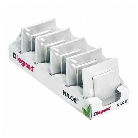 Doble Interruptor - Conmutador Blanco 664702 Legrand Niloé 