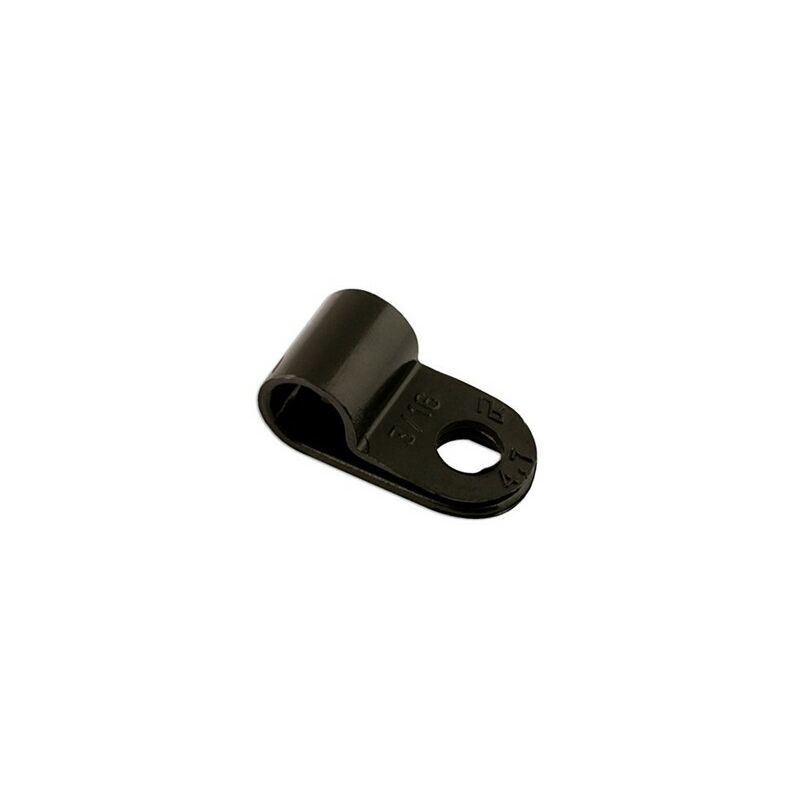 Connect - Black Nylon P Clips - 12mm - Pack of 100 - 30353