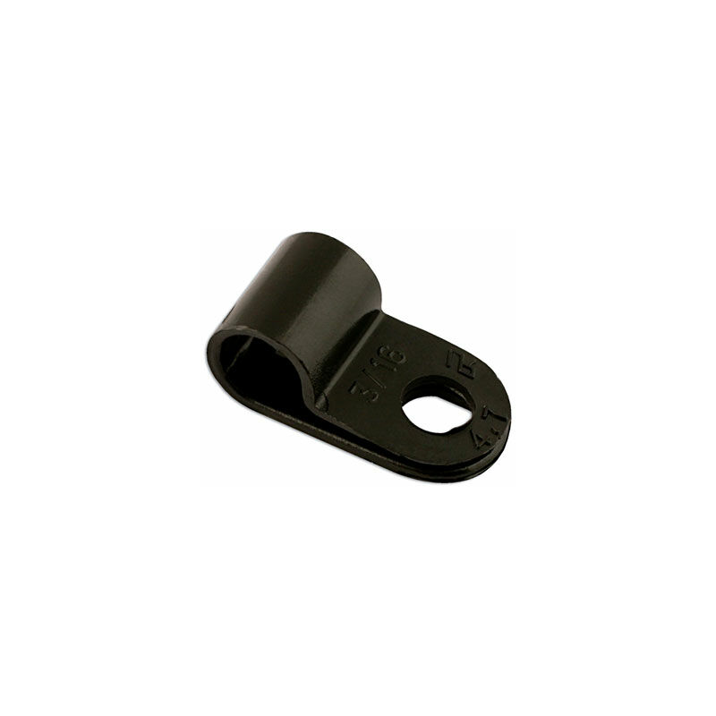 Connect Black Nylon P-Clip 6.0mm 100pc 30351