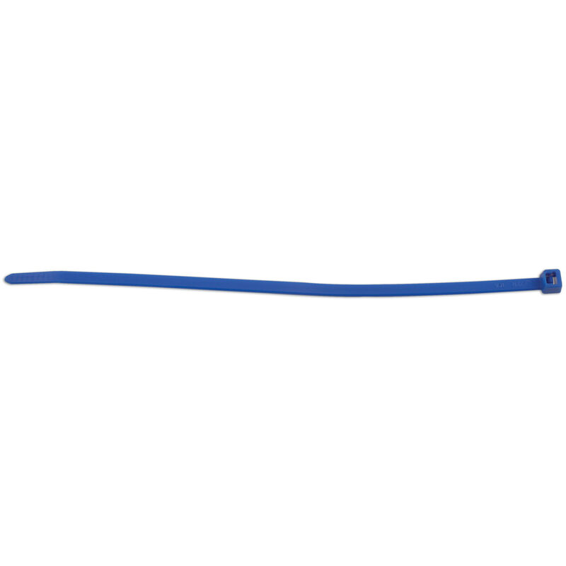 Connect Hellermann Blue Cable Tie 200mm x 4.6mm 100pc 30296