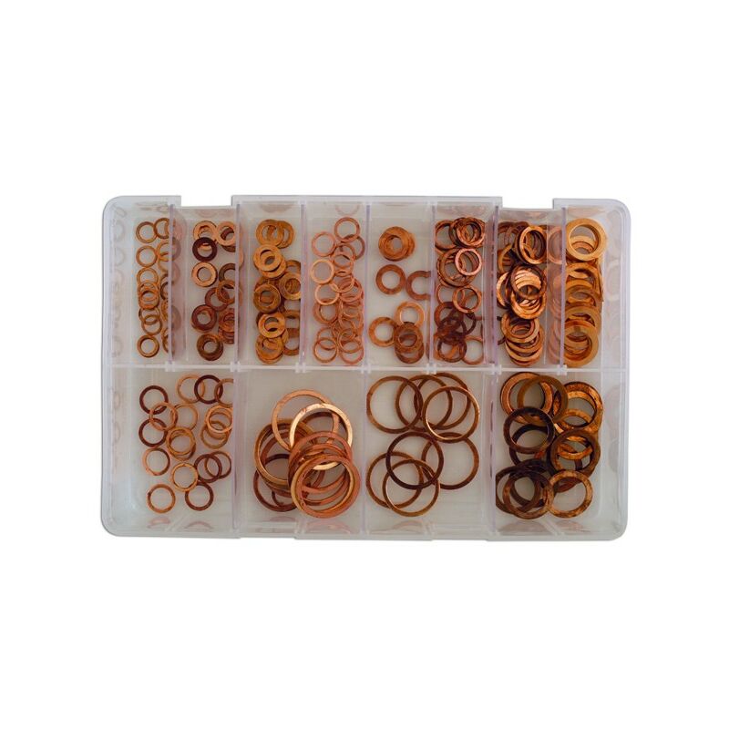 Copper Washers - Imperial - Assorted - Box Qty 250 - 31870 - Connect