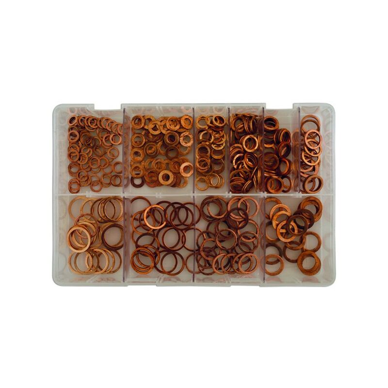 Connect - Copper Washers - Metric - Assorted - Box Qty 360 - 31871