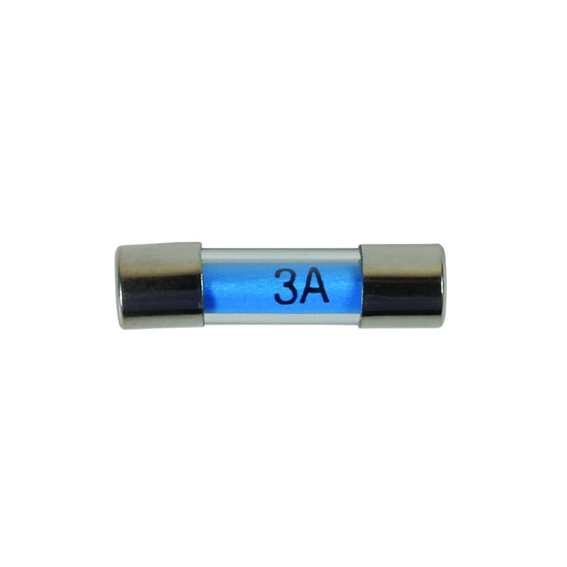 CONNECT Fuses - Mini Glass Type - 3A - Pack Of 100 - 30504