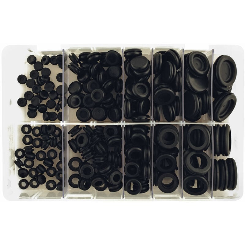 Connect Assorted Wiring & Blanking Grommets Box 240pc 31883