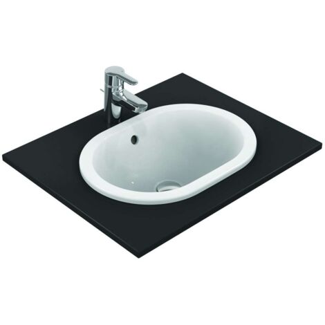 CONNECT lavabo incasso ovale 480mm bianco